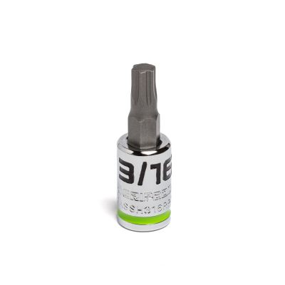 GETGEASSH316RPT image(0) - Grip Edge Tools 3/16" 1/4" Dr Short RPT Hex Bit Socket
