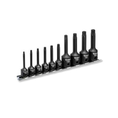TIT49007 image(0) - TITAN 10 pc. Impact Torx Bit Socket Set
