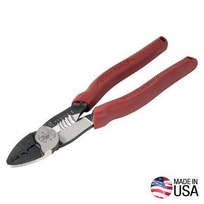 KLE2005N image(0) - Klein Tools Forged Steel Wire Crimper, Cutter, Stripper