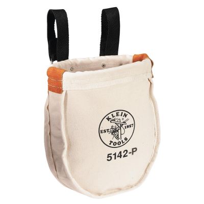 KLE5142P image(0) - Klein Tools Tool Bag, Canvas Utility Bag, Interior Pocket, 9 x 8 x 10-Inch