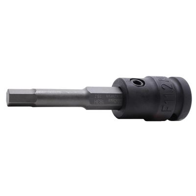 KKN14134M-98-8 image(0) - Ko-ken USA 14134M.98-8 1/2 Sq. Dr. Bit Socket 8mm Hex Length 98mm