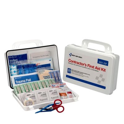 FAO9301-25P image(1) - First Aid Only 25 Person Contractor First Aid Kit Plastic Case