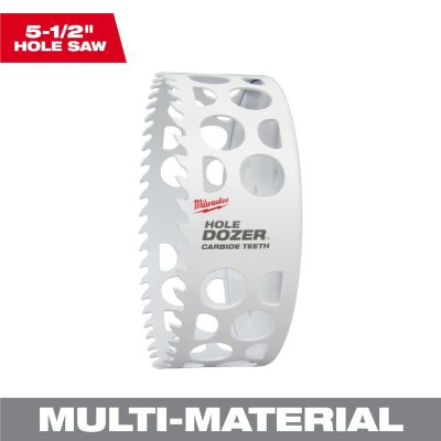 MLW49-56-0848 image(0) - Milwaukee Tool 5-1/2 Inch HOLE DOZER with Carbide Teeth Hole Saw