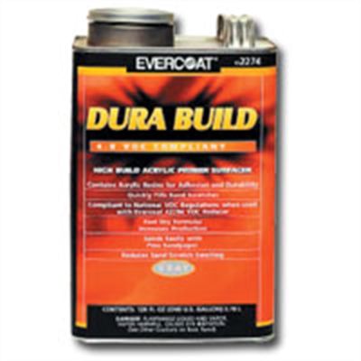 FIB2274 image(0) - Fibre glass Evercoat 102274 Fast Drying Dura Build Acrylic Primer, 1 gal Round Can, Gray, 1200 sq-ft/gal Coverage