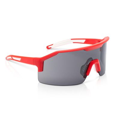 JCK60005 image(0) - Jackson Safety Safety Glasses - MAXVIEW+ Series - Smoke Lens - Red Frame - STA-CLEAR Anti-Fog