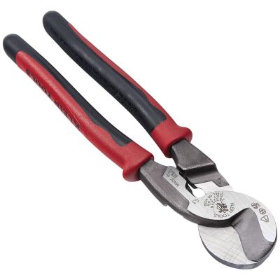 KLEJ63225N image(0) - Klein Tools Journeyman&trade; High Leverage Cable Cutter with Stripping