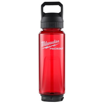 MLW48-22-8372R image(0) - Milwaukee Tool PACKOUT 34oz Bottle with Chug Lid - Red
