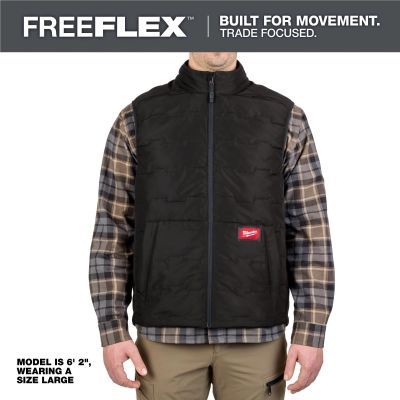 MLWM350B-S image(0) - Milwaukee Tool FREEFLEX Lightweight Insulated Vest Black S