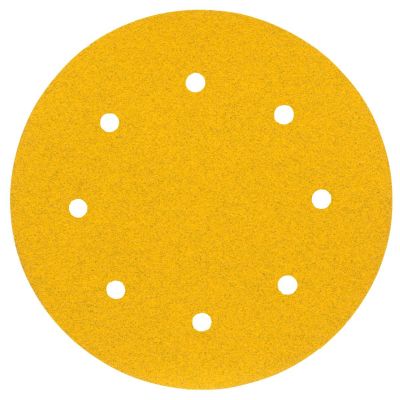 MMM09358 image(0) - 3M  Stikit Gold Abrasive Disc 09358, 80D, 8-inch (203mm), Dust-Free