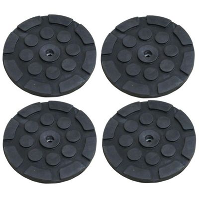 ATEATTDP-LP-CIR-4 image(0) - Atlas Auto Equipment Set of Replacement Round Rubber Lift Pads (4 PCS)