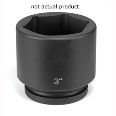 GRE4070R image(0) - Grey Pneumatic 1" Drive x 2-3/16" Standard Socket