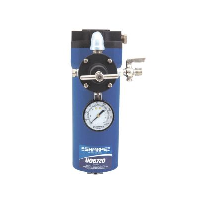 SHC6720 image(0) - Sharpe Mfg. Co. U06720 Air Control Unit, 1/2 in NPT Inlet, 1/4 in NPT Outlet Port, 120 cfm Filter/50 cfm Regulator, 5 micron