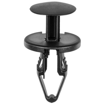 AVC20889 image(0) - AUVECO 20889 Push-Type with Closed End Cowl Vent and Fender Retainer, 20 mm Dia Head x 22 mm L Stem, Nylon, Black