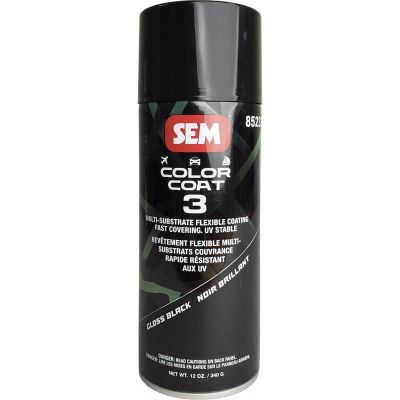 SEM85233 image(0) - SEM Paints Color Coat 3 Gloss Black 16 oz Aerosol