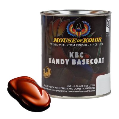 HOKC2C-KBC08-Q01 image(0) - House Of Kolor SHIMRIN C2C-KBC08-Q01 C2C Kandy Series Universal Basecoat, 1 qt Can, Tangerine