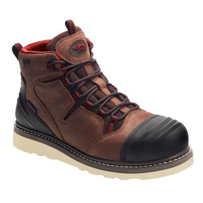 FSIA7506-10W image(0) - Avenger Wedge Series - Men's Boots - Carbon Nano-Fiber Toe - IC|EH|SR - Brown/Black/Tan - Size: 10W