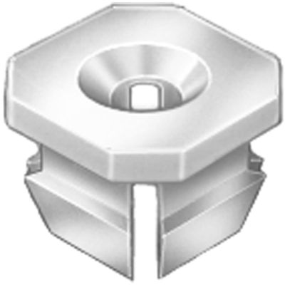 AVCAP11691 image(0) - AUVECO PAK NYLON NUTS, #8 SCREW SIZE