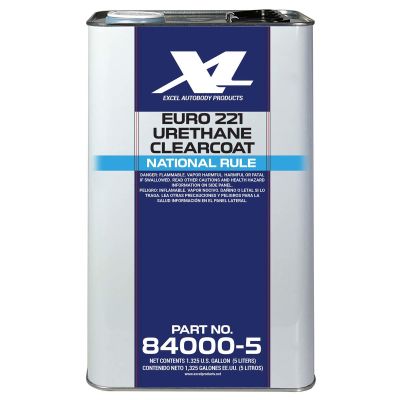 XLB84000-5 image(0) - Excel Auto Body Products EURO 221 URETHANE CLEARCOAT, 5L, NATIONAL RULE