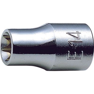 KKN4425-E20 image(0) - Ko-ken USA 1/2 Sq. Dr. Socket TORX E20 Length 37mm