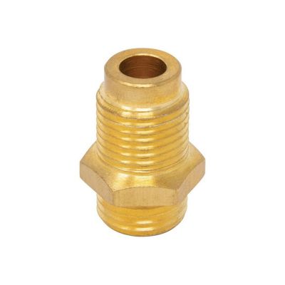 AES122-53 image(0) - AES Industries 122-53 Spray Gun Cup Adapter, M16 x 1.5 Male Thread, Brass