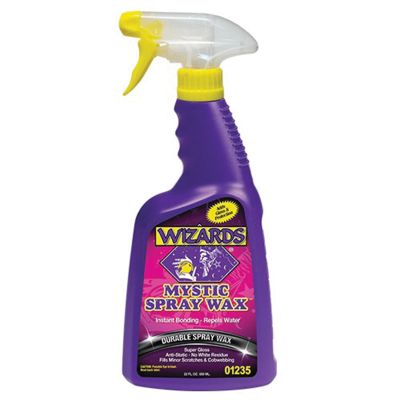 WZP01235 image(0) - Wizards Products Mystic Spray Wax 01235 Slick Finish Detailer, 22 oz Spray Bottle, Off-White