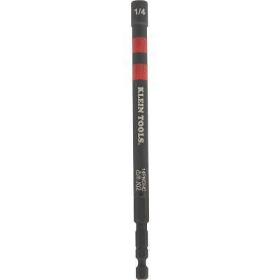 KLE14PNDHC image(0) - Klein Tools 1/4-Inch Hollow Magnetic Color-Coded Power Nut Driver