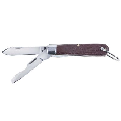 KLE15502 image(0) - Klein Tools 2 Blade Pocket Knife, Steel, 2-1/2-Inch Blade