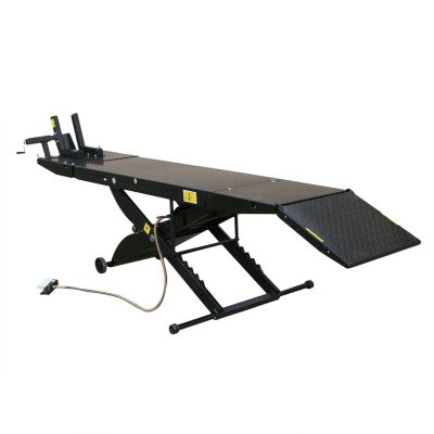 ATEHT-CYCLELIFT-FPD image(0) - Atlas Automotive Equipment Cyclelift Air Operated Motorcycle Lift 1,000 lb. Capacity