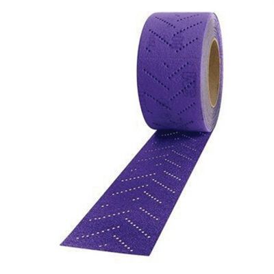 MMM35504 image(0) - 3M Cubitron II 35504 737U Series Multi-Hole Clean Sanding Sheet Roll, 80 mm W x 12 m L, 180+ Grit