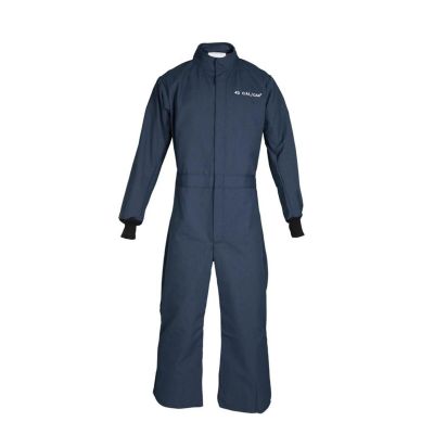 OBRLAN4-CVL-3XL image(0) - OBERON Coveralls - Arc Flash - 40 Cal LAN - Color: Navy Blue - Size: 3XL