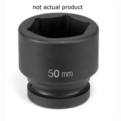 GRE4043M image(0) - Grey Pneumatic 1" Drive x 43mm Standard Socket