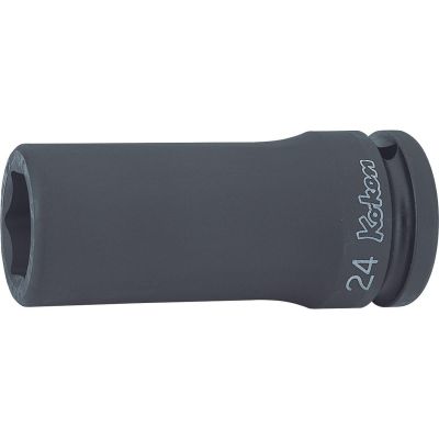 KKN16300A-15-16 image(0) - Ko-ken USA 16300A-15/16 3/4 Sq. Dr. Socket 15/16 6 point Length 100mm