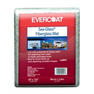 FIB942 image(0) - Fibre glass Evercoat Sea-Glass 100942 Fiberglass Mat, 0.75 oz Bag, White/Neutral, Solid
