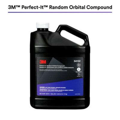 MMM34132 image(0) - 3M Perfect-It™ Random Orbital Compound 34132, 1 Gallon (9.09 lb)