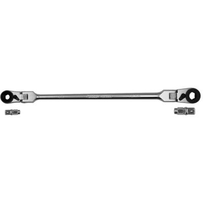 VIMHBR1046A image(0) - VIM Tools 1/4 Inch  and 10 Mm Hex Dual Indexing Flex Head Bit Ratchet