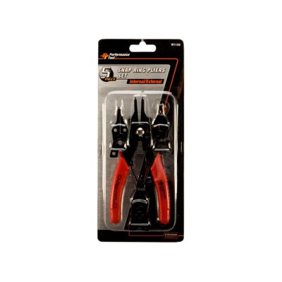 WLMW1159 image(0) - Wilmar Corp. / Performance Tool 5 Pc Comb Snap Ring Plier Set