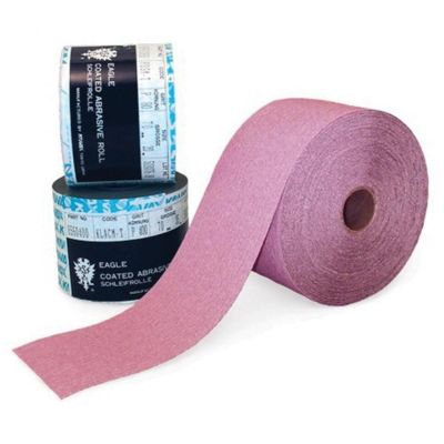 EAG8560080 image(0) - Eagle Abrasives, Inc. KOVAX Finkat 856-0080 File Sheet Roll, 2-3/4 in W x 20 m L, 80 Grit, P80-C Grade, Aluminum Oxide Abrasive