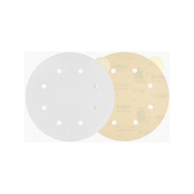 INA80-80 image(0) - Indasa USA,Inc. 80-80 Rhynostick White Line Abrasive Solid Disc, 8 in Dia, 80 Grit