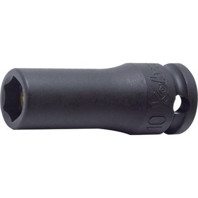 KKN13300XG-12 image(0) - Ko-ken USA 13300XG-12 3/8 Sq. Dr. Socket 12mm 6 point Length 50mm Slide Magnet