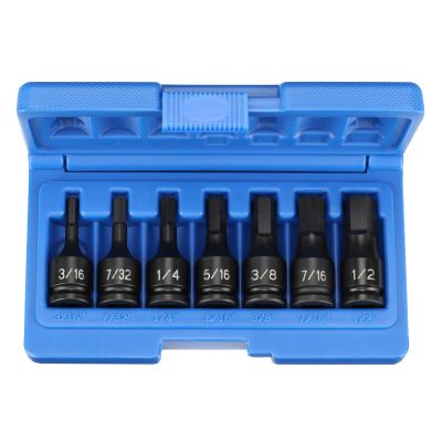 GRE1297H image(0) - Grey Pneumatic 3/8" Drive 7 Piece Hex Driver Set