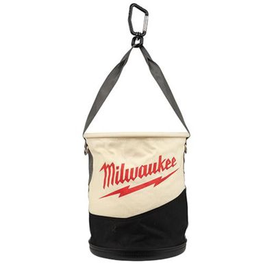 MLW48-22-8270 image(0) - Milwaukee Tool Canvas Utility Bucket w/ Pockets