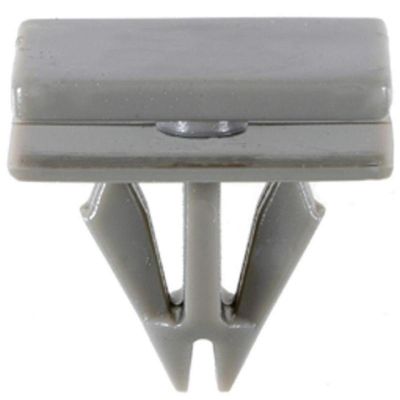 AVC19822 image(0) - AUVECO 19822 Rocker Panel Molding Clip, (9/16 x 3/4 in Top x 5/8 x 3/4 in Bottom) Head, Nylon, Gray