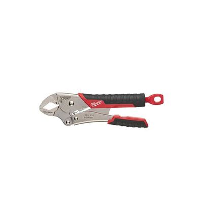 MLW48-22-3710 image(1) - Milwaukee Tool 10 in. Curved Jaw Locking Pliers With Maxbite And Durable Grip
