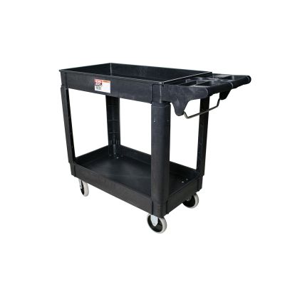 KTI75126 image(0) - K Tool International Tool Cart HD Plastic 2 Shelf Tub Style