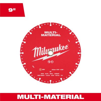 MLW49-93-9609 image(0) - Milwaukee Tool 9 inch Multi Material Diamond Blade