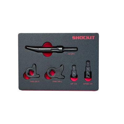 LTILT1940-3-8F image(0) - Milton Shockit Kentucky Kicker 3/8-inch Driver Kit in HD EVA Foam, Remove Seized Nuts Bolts &hyphen; 5 Piece