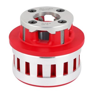 MLW48-36-1002 image(0) - Milwaukee Tool Milwaukee&reg; 3/4 Inch ALLOY NPT Portable Pipe Threading Forged Aluminum Die Head
