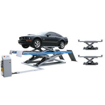 ATEATTD-12AWFSL-COMBO image(0) - Atlas Equipment 12AWFSL Alignment Scissor Lift and RJ-6 Rolling Jacks Combo (WILL CALL)