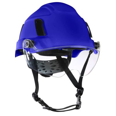 JCK22152 image(0) - Jackson Safety Safety Helmet - XS2-550 Series - Type 2+ - With Flip-Up Visor - Blue