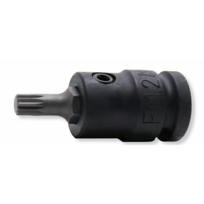 KKN14134X-98-M8 image(0) - Ko-ken USA 14134X.98-M8 1/2 Sq. Dr. Bit Socket XZN M8 Triple Square Length 98mm